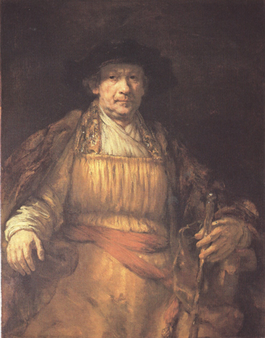 REMBRANDT Harmenszoon van Rijn self-portrait (mk33)